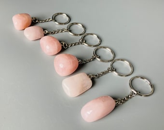 Rose Quartz Keychain