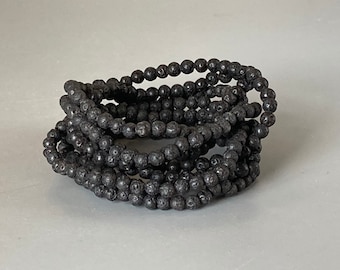 Lava Small Bead Bracelet
