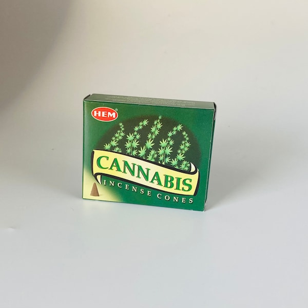 Hem Cannabis Incense Cones, 10 Cone Box