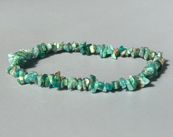 Amazonite Chip Bracelet