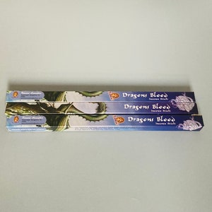 Kamini Dragon’s Blood Stick Incense, 8 Stick Box