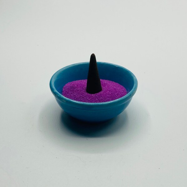 Blue Ceramic Incense Burner