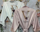 Bridesmaid Robes, Bridal Robes, Satin Dressing Gown, Bridesmaid Robe, Wedding, Wedding Party Robes, Bride Robe, Bridesmaid Gift