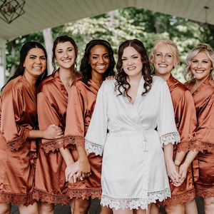 Bridesmaid Robes Bridal Robes Bridesmaid Gift Wedding Robe