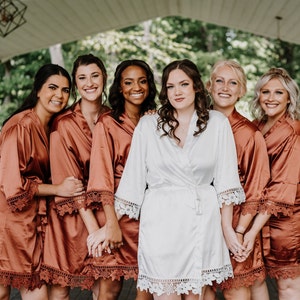 Bridesmaid robe sale hot sale