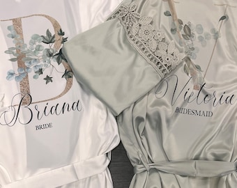Bachelorette Party Robes, BRIDESMAID ROBES, Bridesmaid Gifts, Bridesmaid Proposal, Wedding Party Robes, Bridal Robe, Bridesmaid Party Gifts