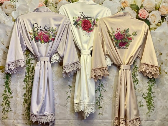 etsy bridesmaid dressing gowns