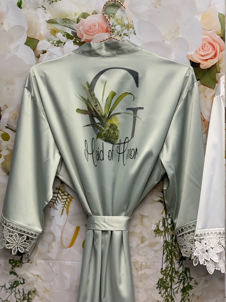 CUSTOMIZED Boho Wedding Robes Bridesmaid Boho Robes Rustic Etsy