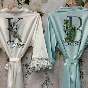CUSTOMIZED Boho Wedding Robes Bridesmaid Boho Robes Rustic - Etsy