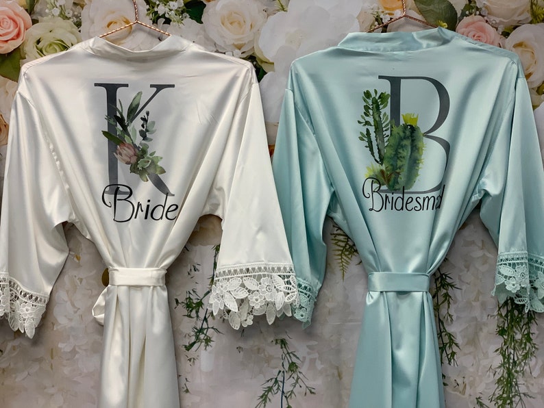 CUSTOMIZED Boho Wedding Robes Bridesmaid Boho Robes Rustic Etsy