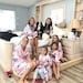CLEARANCE SALE! Bridesmaid Robes, Bridesmaid Gift, Satin Bridesmaids Robe, Kimono Robe, Floral Bridal Robe, Bridesmaid Proposal 