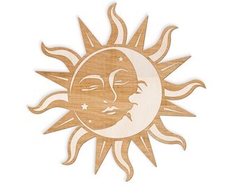 sun and moon art etsy