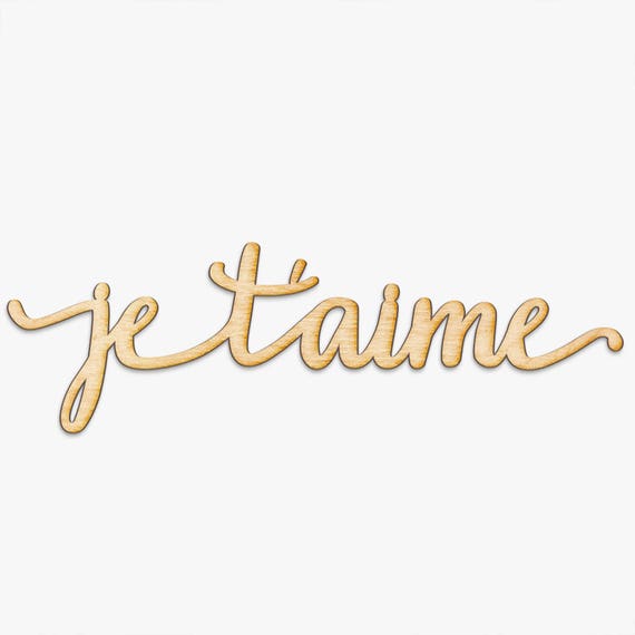 Je T Aime Wood Sign Wood Sign Art French Decor France Etsy Je T Aime Wood Sign Wood Sign Art French Decor France Etsy