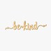 Be Kind Script Word Wood Sign - Wood Sign Art, Wooden Be Kind, Laser ...