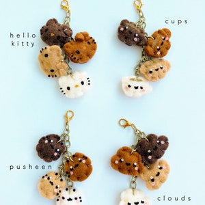 Multi Tone Charms -Planner Charms-Planner Dangles-Planner Clips-Planner Accessories-Bookmarks-Planner Stickers-Bujo-Keychain-Felt