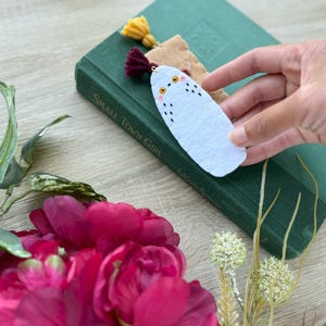 Hedwig / Marcapáginas con forma de letra - Charms para planificador - Marcapáginas para planificador - Clips para planificador - Accesorios para planificador - Marcapáginas - Pegatinas para planificador - Bujo - Llavero - Fieltro