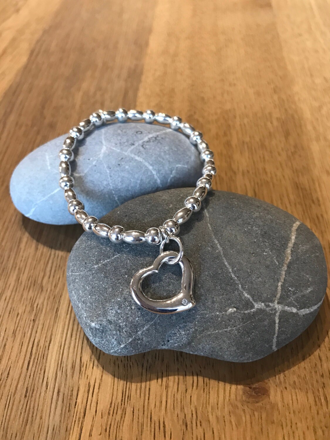 ブレスレット STONEHENgE silver heart bracelet SC1774 StoneHenge Silver Heart Bracelet SC1762 Silver925 Rhodium