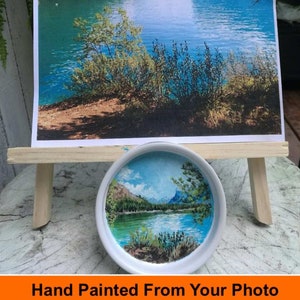 Engagement Ring Dish from your Photo | Engagement ring dish | Honeymoon gifts | Personalized Ring dish | Engagement Gift | personalized dish