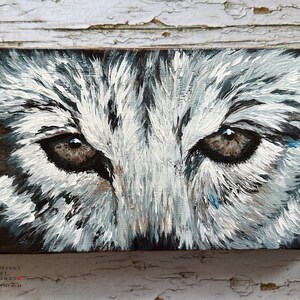 Wolf Painting on Wood, Wolf Wall Art, Wolf Art, Wolf ArtWork, Wolf Gift for Men, for Him, Wolf Father&#39;s Day Gift, Wolf Lover Gift,