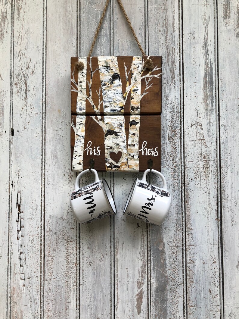 His and Hers His and Hers Gift Bridal Shower Gift Unique Etsy