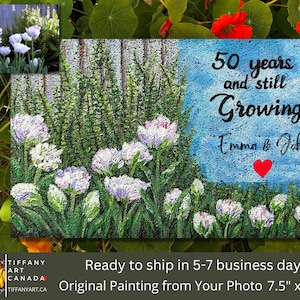 Hand-Painted Custom Garden Stone: Personalized Memorial Gift