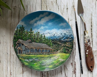 Hand Painted Dish from Your Photo, Custom Ring Holder, Personalized Wedding Gift, Handmade Wedding Gift, Engagement Gift, Bridal Shower Gift