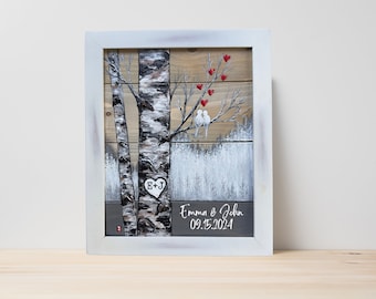 Wedding gift, Unique Wedding Gift, Wedding gift for couple, Personalized wedding gift, Anniversary Gift, Engagement gift, Bridal shower gift