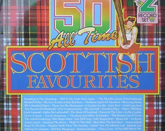 50 All Time Scottish Favourites Double Album LP Record Vinyl LP144