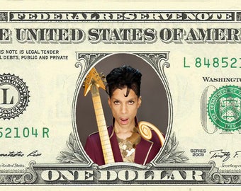 Michael Jackson *King of Pop* Dollar Bill in COLOR}- REAL, Spendable Money!