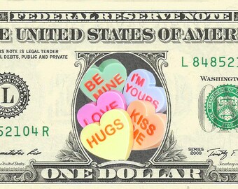 Dollar Bill {In Color} King of Funk REAL Money! Prince