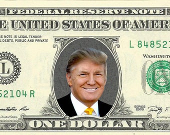 10PCS Donald Trump Gold Plated Dollar Bill Money MAGA Coin USA Hat Shirt Flag 