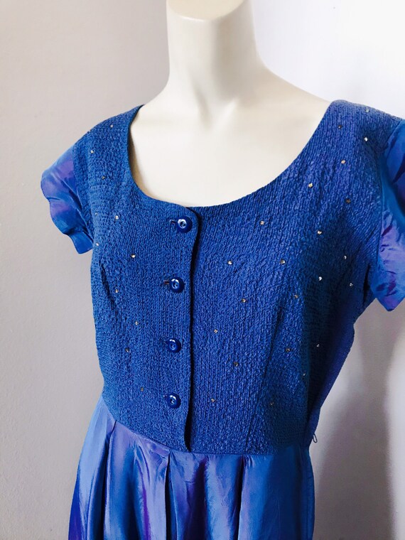 Vintage 1950’s Swing Dress with Rhinestones