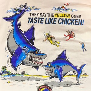 Shark food Party T-shirt 1990's