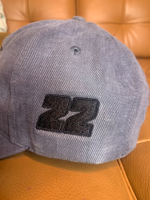 Nascar vintage CAT denim snap back hat racing cap… - image 2