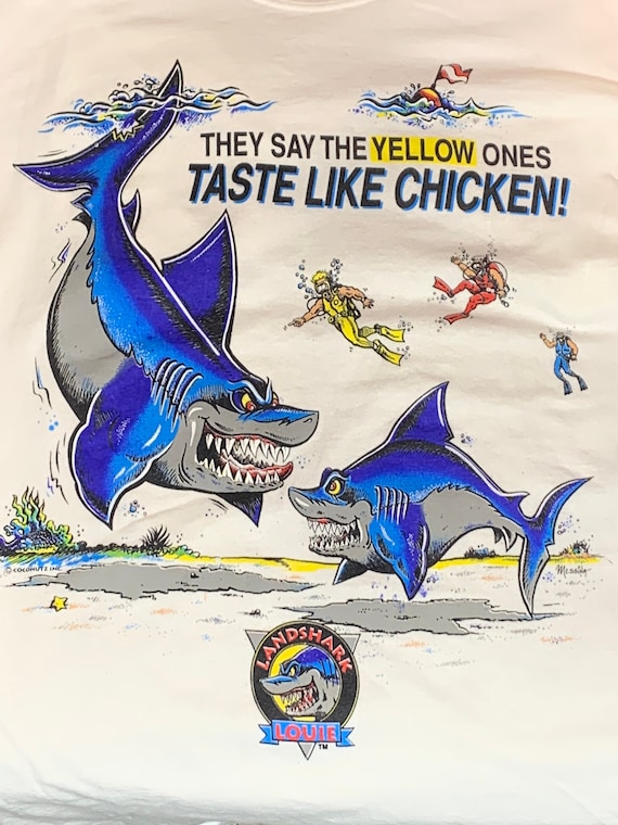 Shark food Party T-shirt 1990's