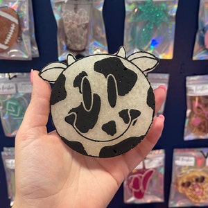 Smiley Cow Air Freshie / Car Freshener