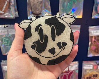 Smiley Cow Air Freshie / Car Freshener