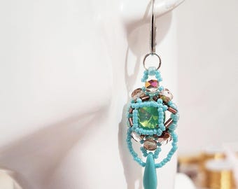 Beaded Earrings Tutorial: Missoula Design (PDF Pattern)