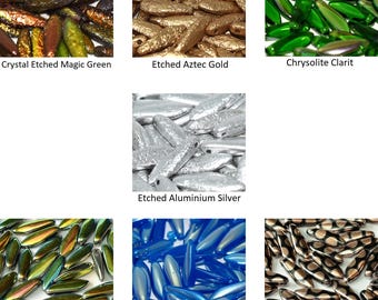 Daggers Beads 5/16mm, One Hole 25 Beads