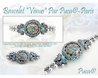 Venus Bracelet Tutorial by Puca (Free with Beads Purchase)