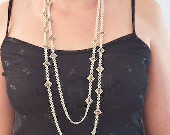 Neapel Halskette Tutorial: Seed Bead & Tablet Diabolo Muster (PDF Muster)