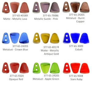 Matubo Nib-Bit 6/5mm 2 Hole Bead 10 gr