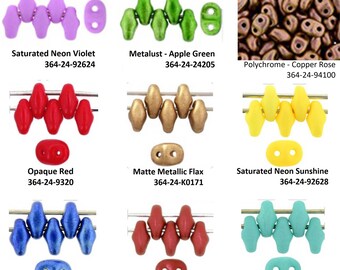 MiniDuo Beads 2x4mm 10 gr