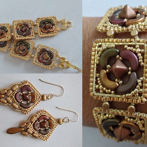 Tutorial- Woonsocket Set Earrings and Bracelet