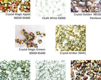 Granulatperlen Diabolo Form 4 x 6 mm 50Stk