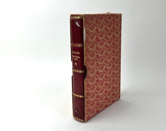 Collins New Clear-Type Dictionary in Full Leather Binding