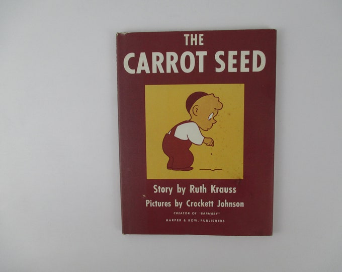 The Carrot Seed by Ruth Krauss Etsy