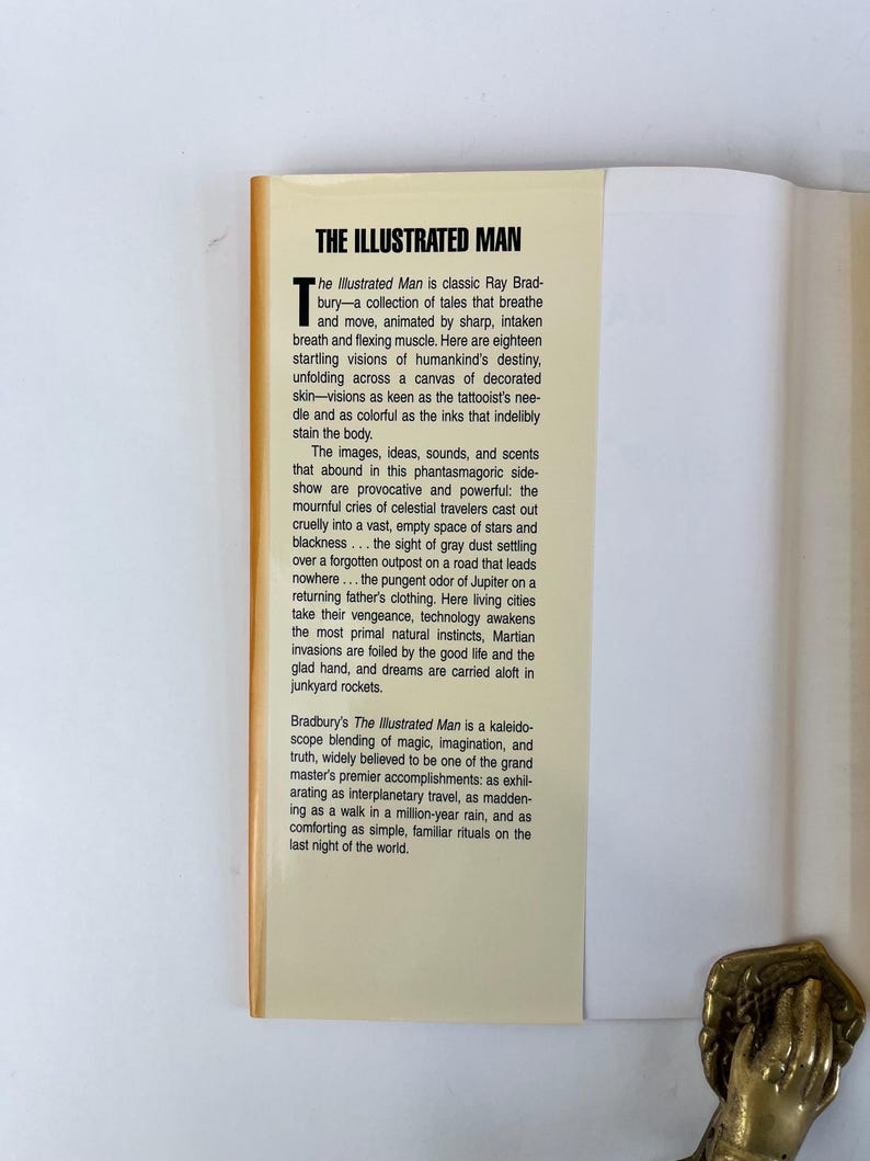 The Illustrated Man by Ray Bradbury - BOMC - Etsy
