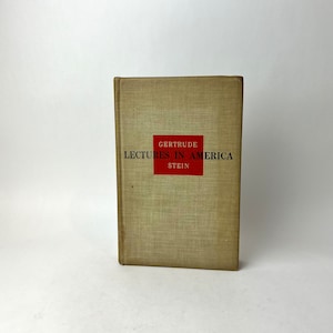 Lectures in America by Gertrude Stein