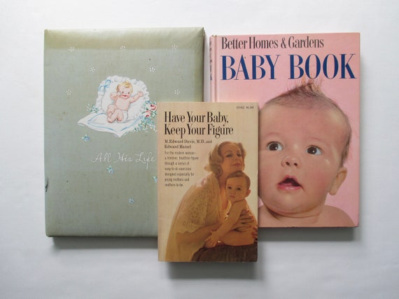 vintage baby books